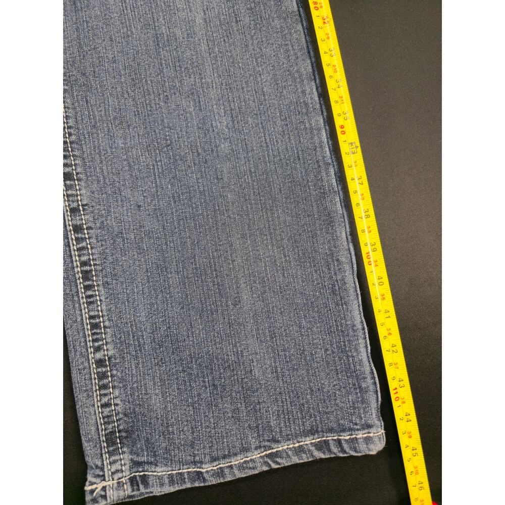 Grace in LA Size 17 Womens Bootcut Stretch Jeans Rhinestone Embellished Pockets - Picture 4 of 13